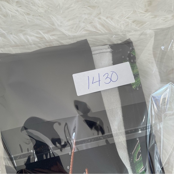 LezaLez Womens Western Themed Dress Size Small Elbow Sleeve Cactus Cowboy - Picture 9 of 9